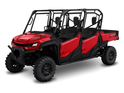 Honda Pioneer 1000-6 crew, two rows of seats
