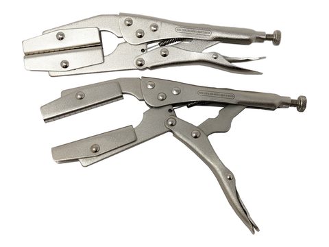Optional hose clamp tools: a pair of clamp-off pliers for the coolant tie-in on a UTV cab heater install