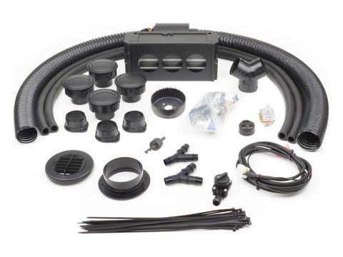 Optional rear heater kit for the Kawasaki Mule Pro-FXT back seat
